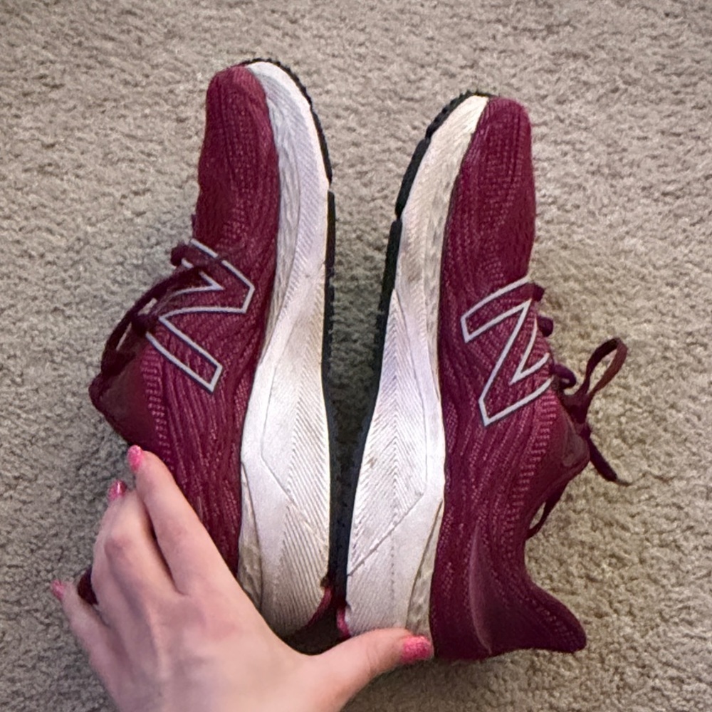 Neww Balance Fresh Foam X 860v12 Garnet/Pink Glo size 9.5 - Picture 7 of 8